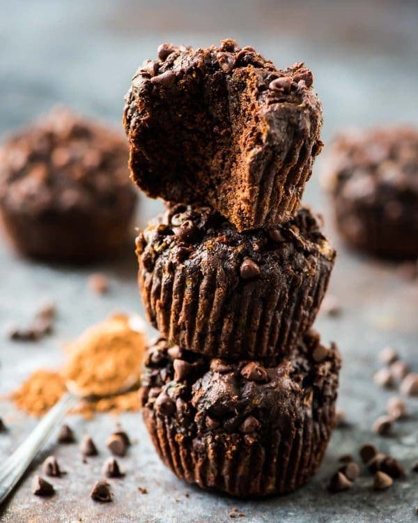 Chocolate Zucchini Muffins