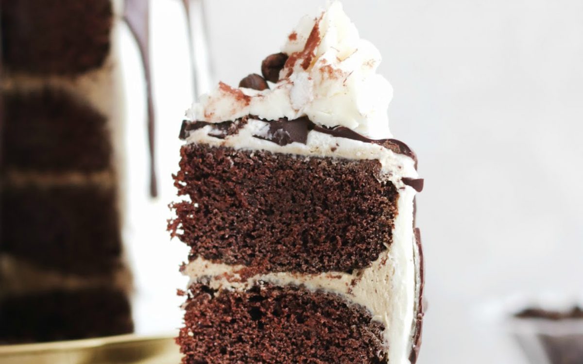 Caramel Coffee Layer Cake