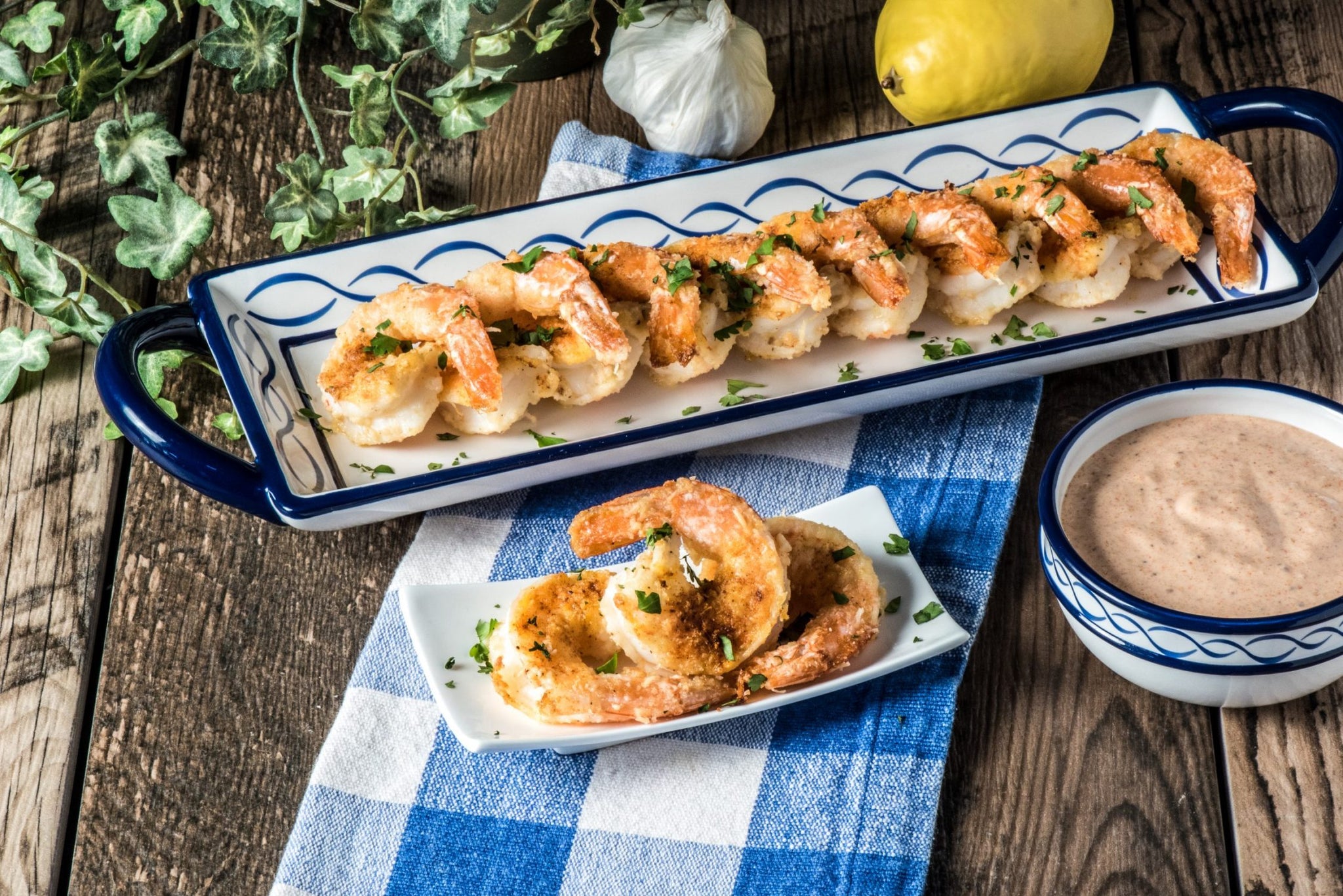 Keto Baked Parmesan Shrimp