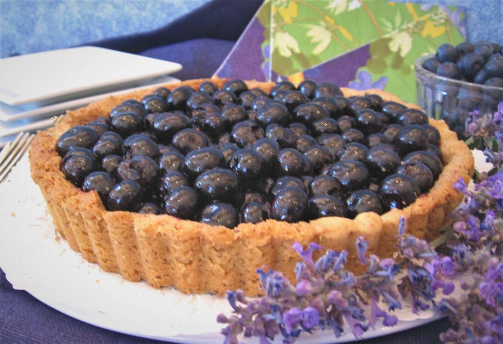 High Country Baking: Just berries blueberry tart
