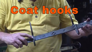 Francis Whitaker inspired Coat Rack - blacksmithing project by Black Bear Forge (3 years ago)