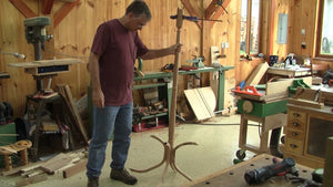 I have no way to hang a coat in my shop