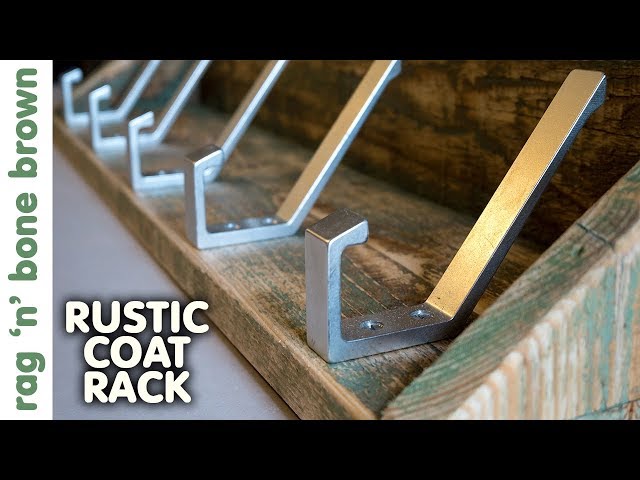 In this video I make a rustic coat rack with a shelf and a distressed paint finish, using some pallet wood and salvaged coat hooks