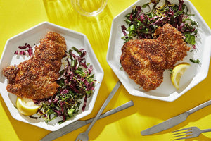 Need a golden brown chicken schnitzel that’s crispy without being greasy? This is it.