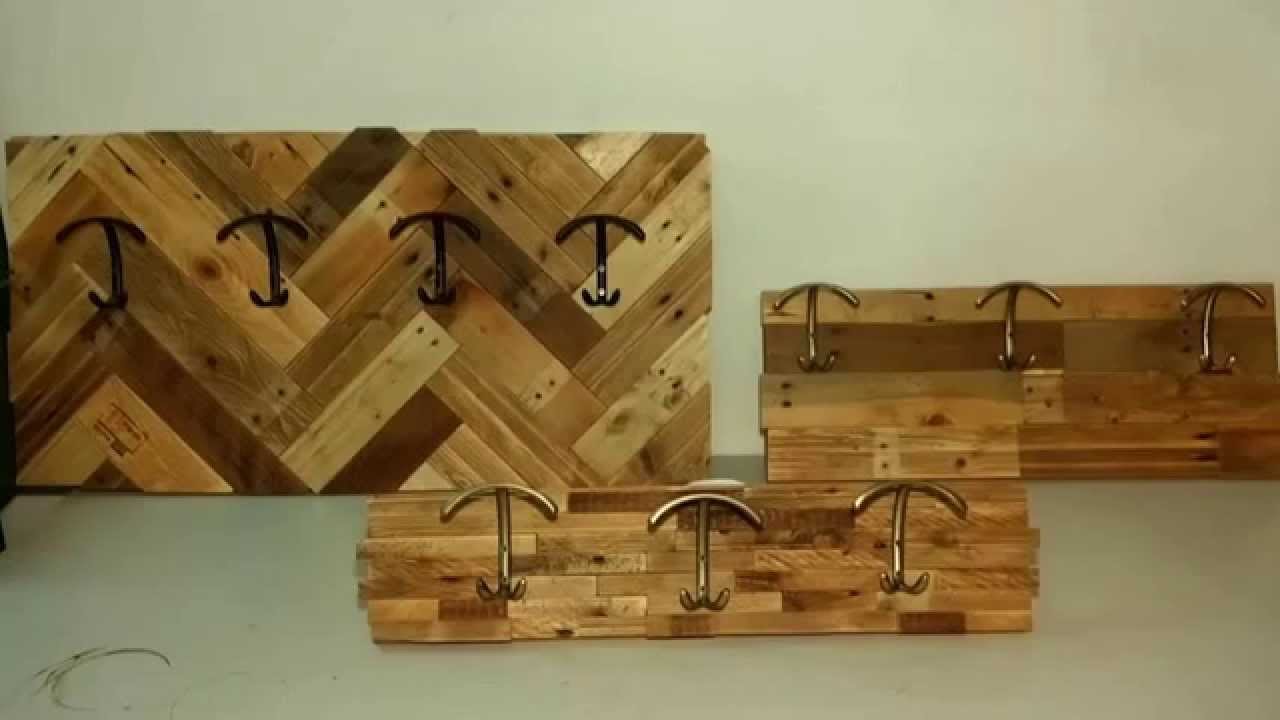 How to Make Coat Racks with Pallet Wood by La Legnaia (6 years ago)