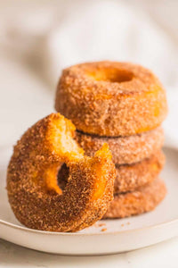 If you’re looking for donut shop-style vegan donuts, this is the right place for you! These cinnamon sugar donuts are perfectly sweet, soft, and completely dairy and egg-free!