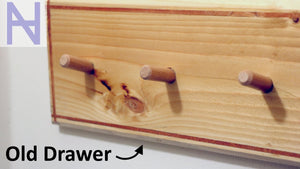 Coat Rack from an Old Drawer by Idea
