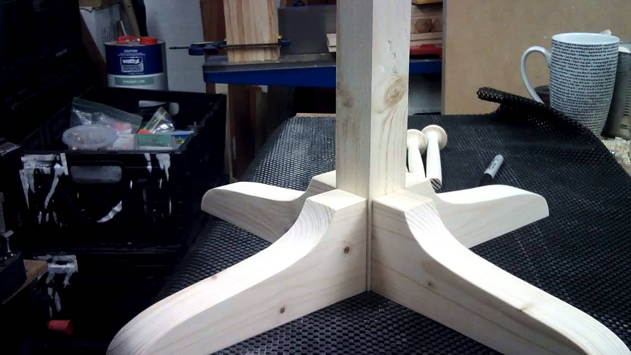 Putting Coat Stand together by Ev.