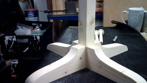 Putting Coat Stand together by Ev.