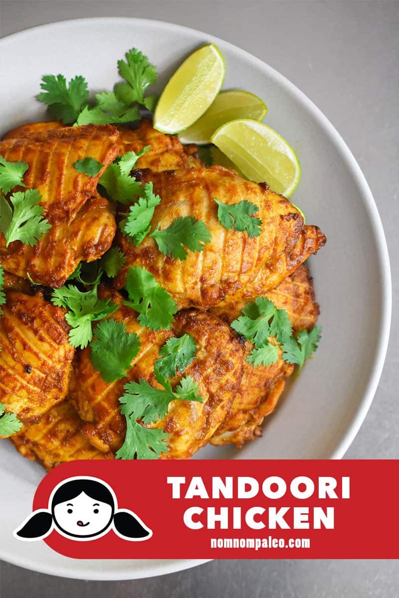 This weeknight Indian-spiced super easy tandoori chicken is delicious, Whole30-friendly, and a dinner staple at my house