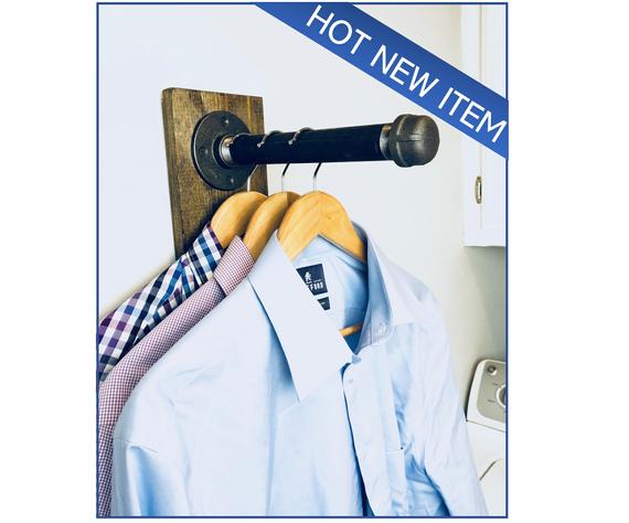 laundry hook, laundry sign, laundry room decor, coat rack, coat hooks, entryway organizer, clothes hanger, backpack hook, coat organizer by NativeRange