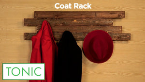 Got an old set of pallets to get rid of? Why not turn them into a cool, unique coat rack! TONIC:
