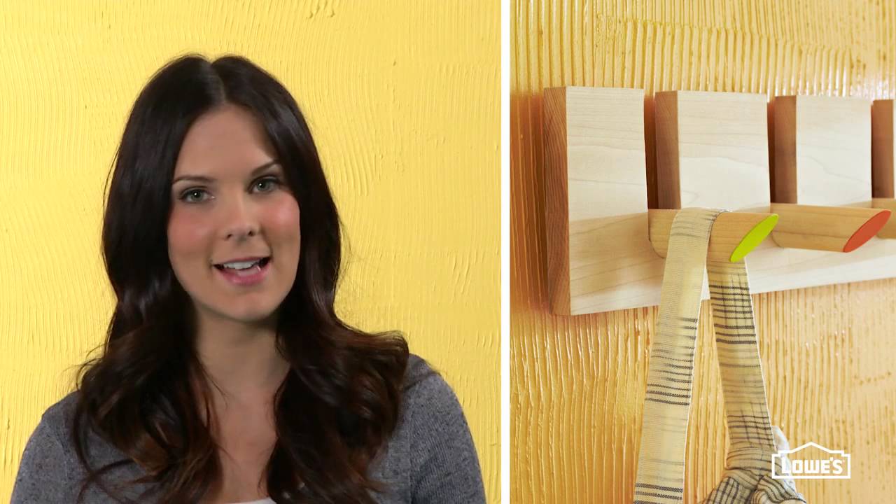 How to build a dowel coat rack - Lowe's Creative Ideas by Lowe's Canada (7 years ago)