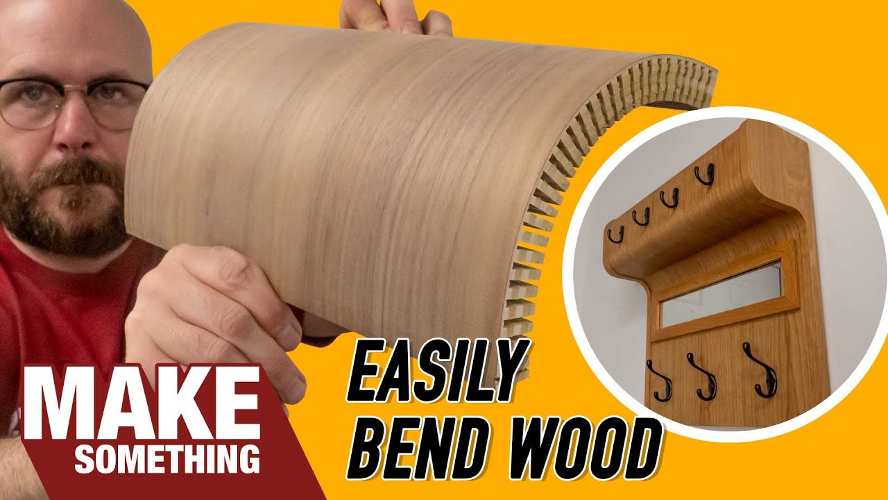 How to kerf bend both plywood and solid wood quickly and easily