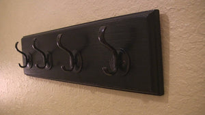 Here's how to make a wall coat rack