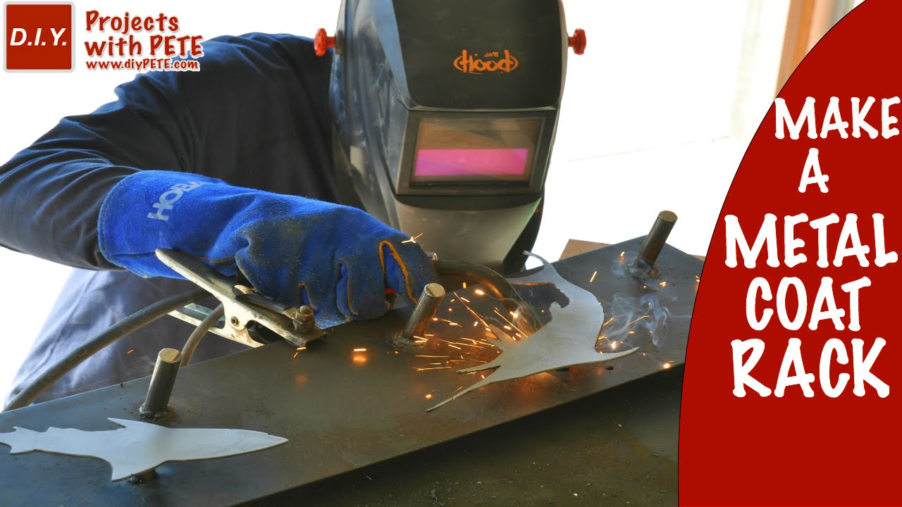 How to Make a Metal Coat Rack | Simple Metal Coat Rack by DIY PETE (5 years ago)