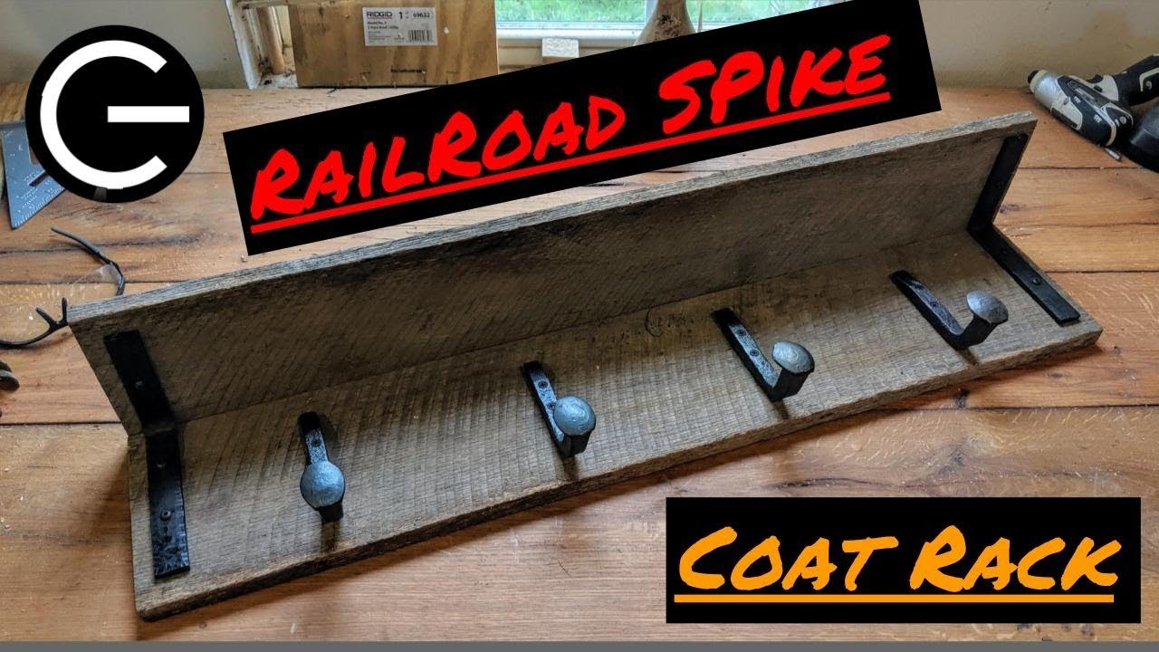 Railroad Spike Coat Rack by Power Forge & Workshop (1 year ago)