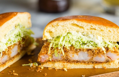 Ebi Katsu Burger (Shrimp Cutlet Burger)