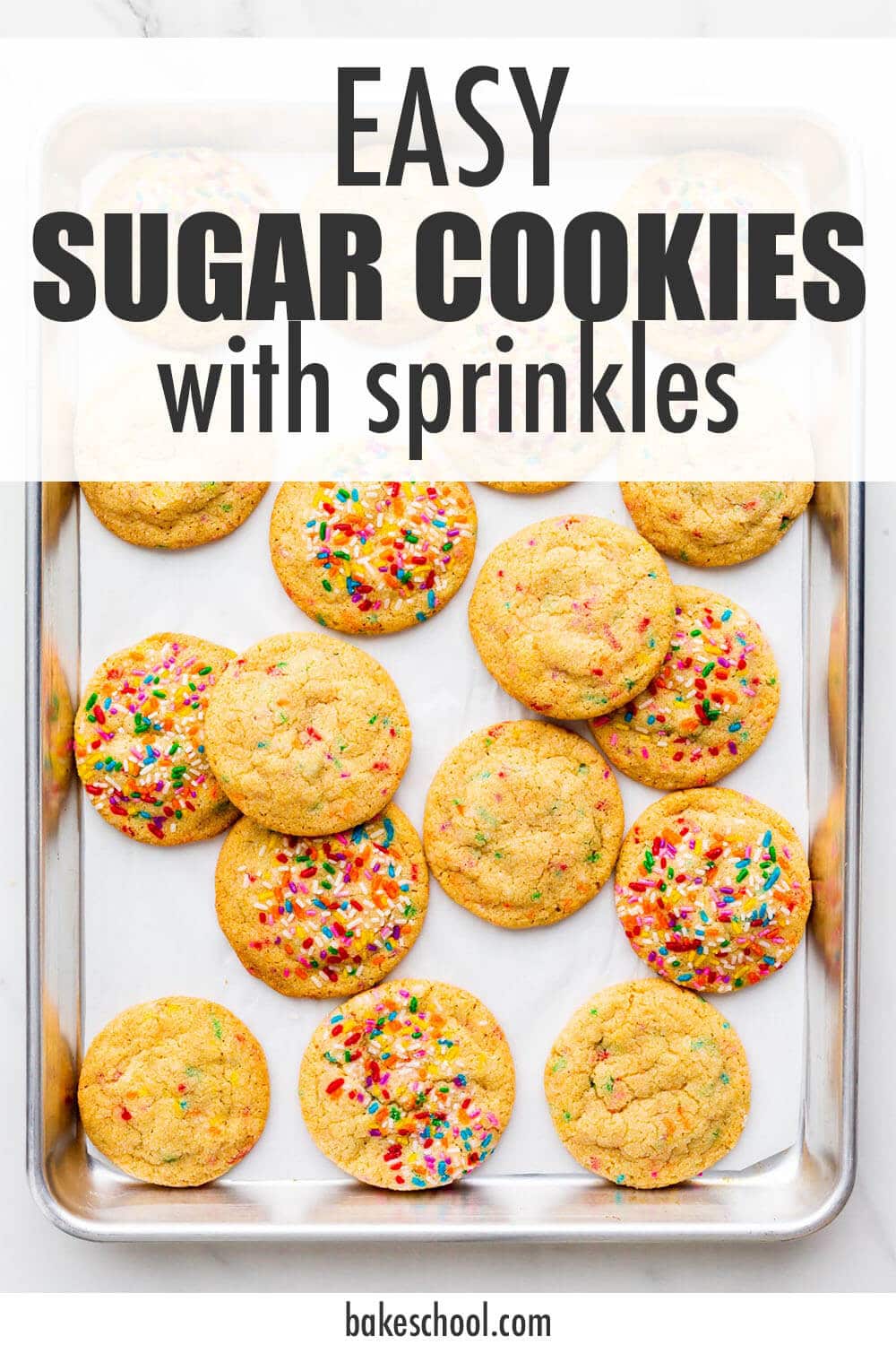 Sugar cookies with sprinkles