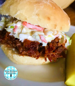 Quick Beef Bbq Sandwich with Creamy Cole Slaw