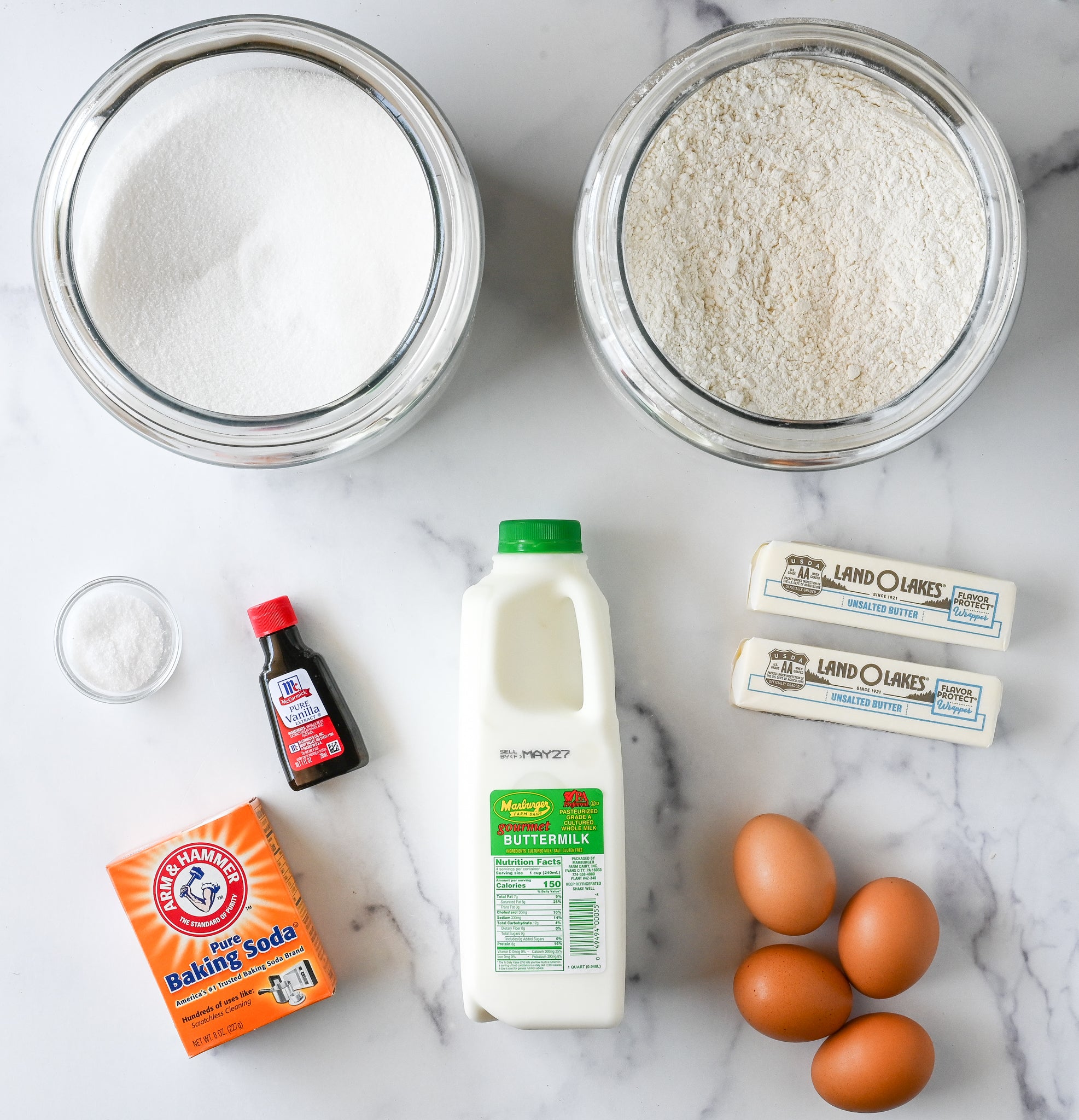 Yellow Cake with Rich Chocolate Buttercream