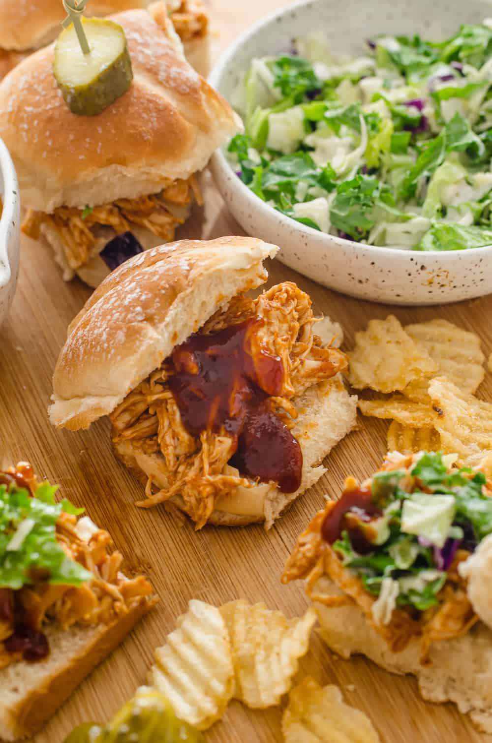 BBQ Chicken Sliders