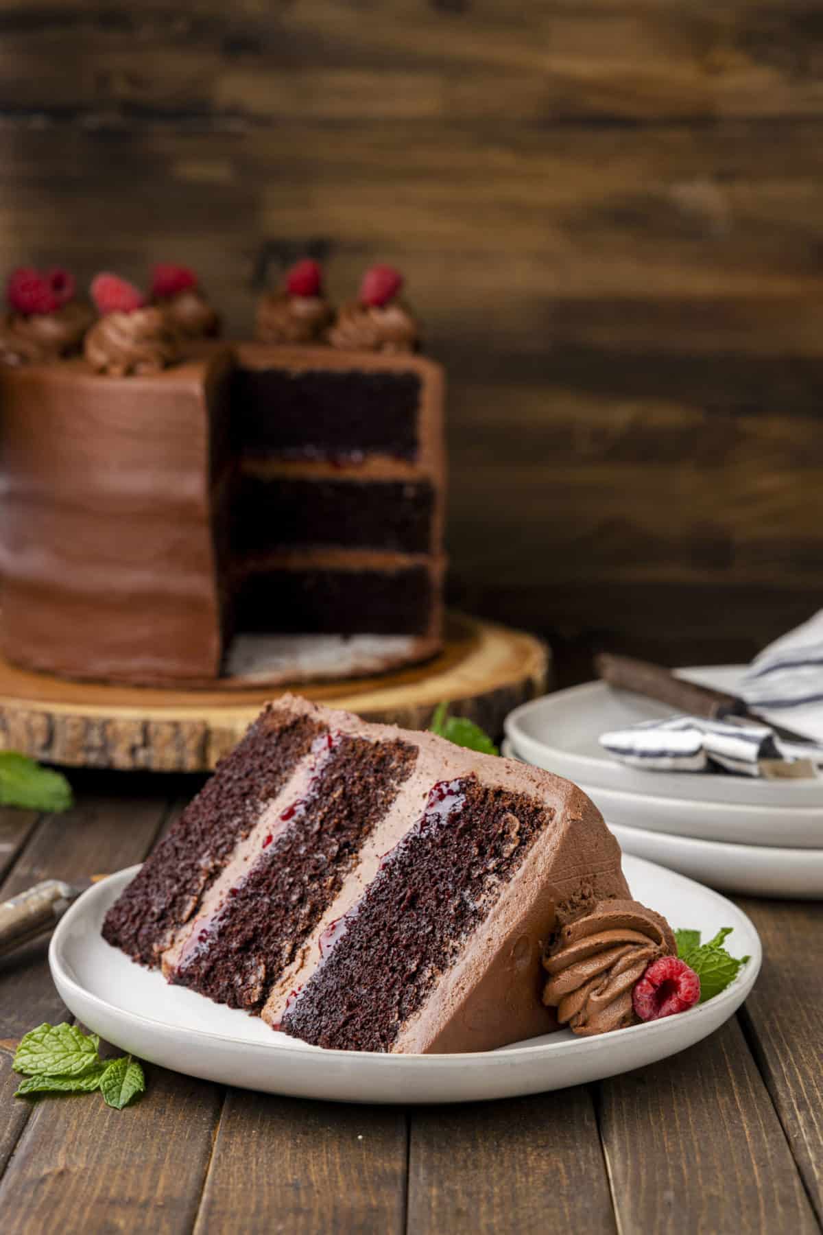 Chocolate Raspberry Cake