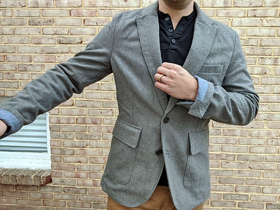 In Review: The Made in the USA Flint and Tinder Wayfarer Wool Blazer