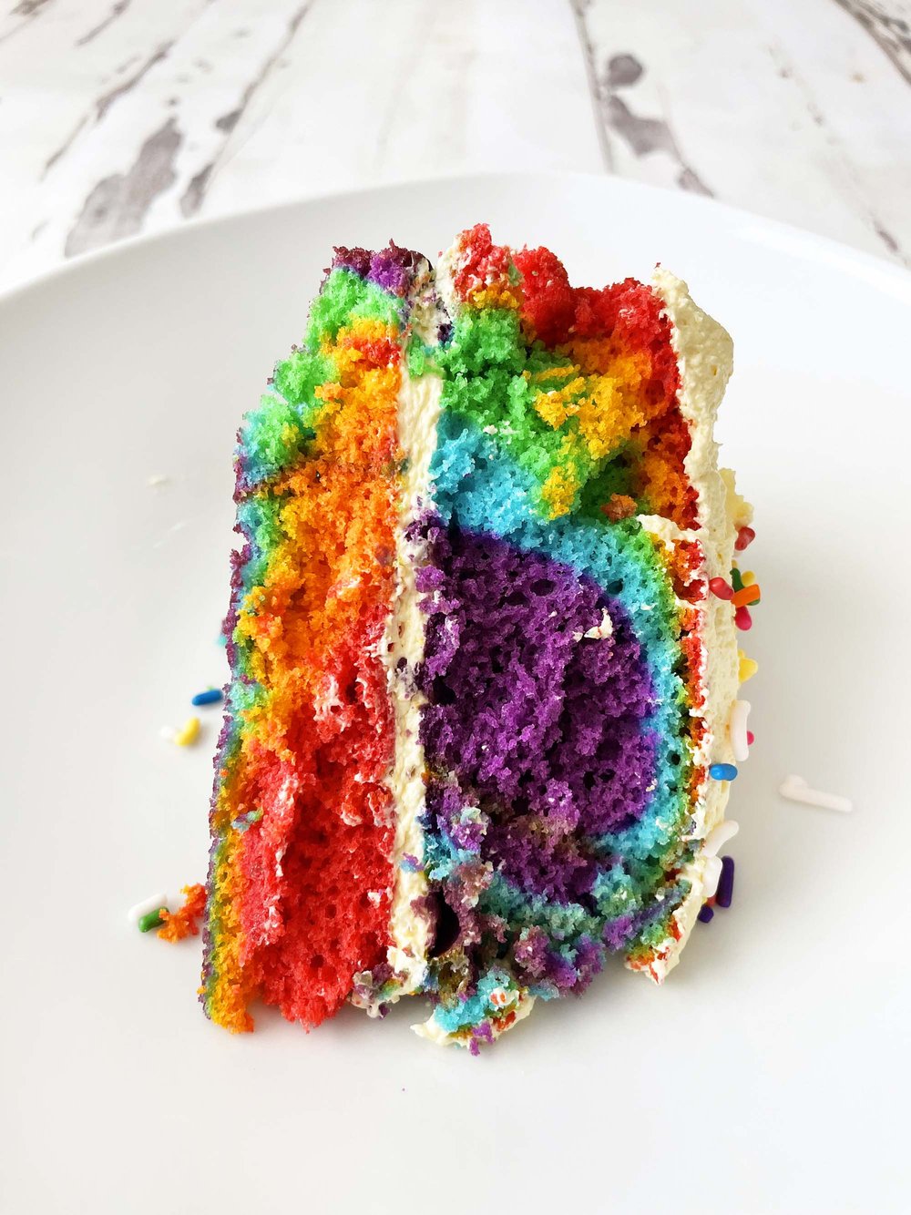 Rainbow Soda Cake