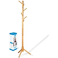 Zober High-Grade Wooden Tree Coat Rack Stand only $19.99