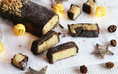 Dark Chocolate Marzipan Nougat