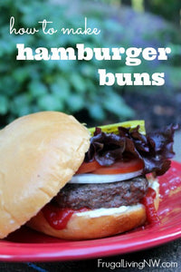 Making homemade hamburger buns (basic yeast dough recipe)