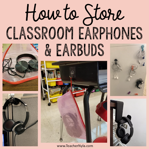 How to Store Classroom Earphones and Earbuds
