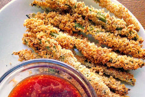 Oven-Fried Green Beans