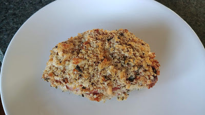 Crunchy Pork Chops with Asiago & Prosciutto