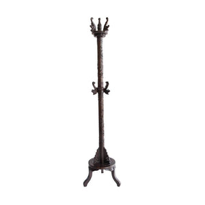 ZHHL Coat Rack, Clothes Stand Hat Handbag Hanger Hall Carved Hanging Rod Hooks Office Entryway 198cm X 45cm X 45cm