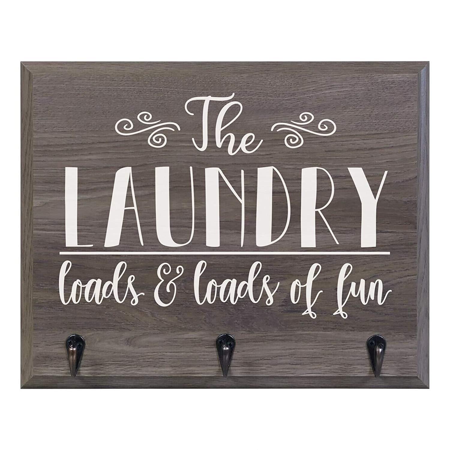 Loads And Loads Of Fun Laundry Room Cat Rack Wall Sign
