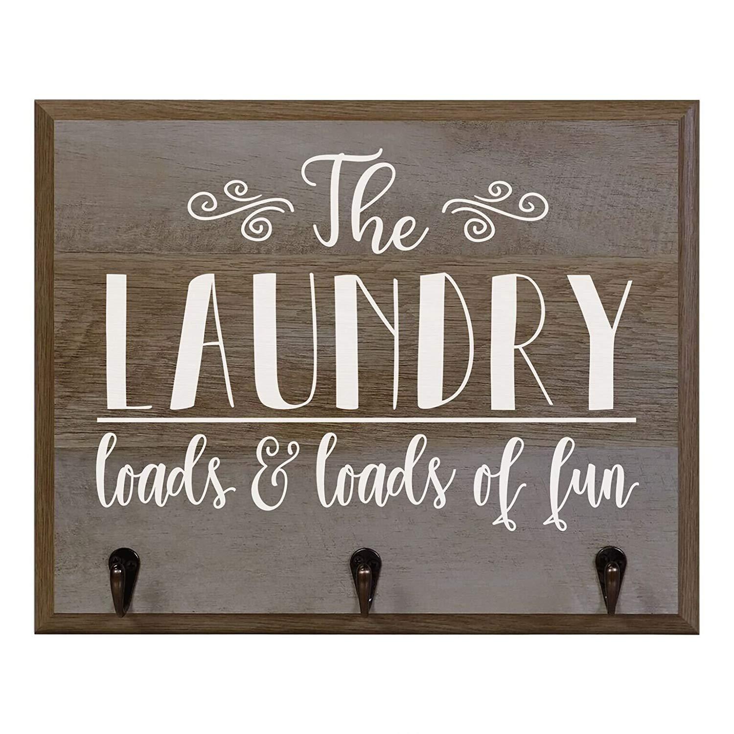 Loads And Loads Of Fun Laundry Room Cat Rack Wall Sign
