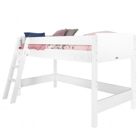 Semi Loft Bed Jente White