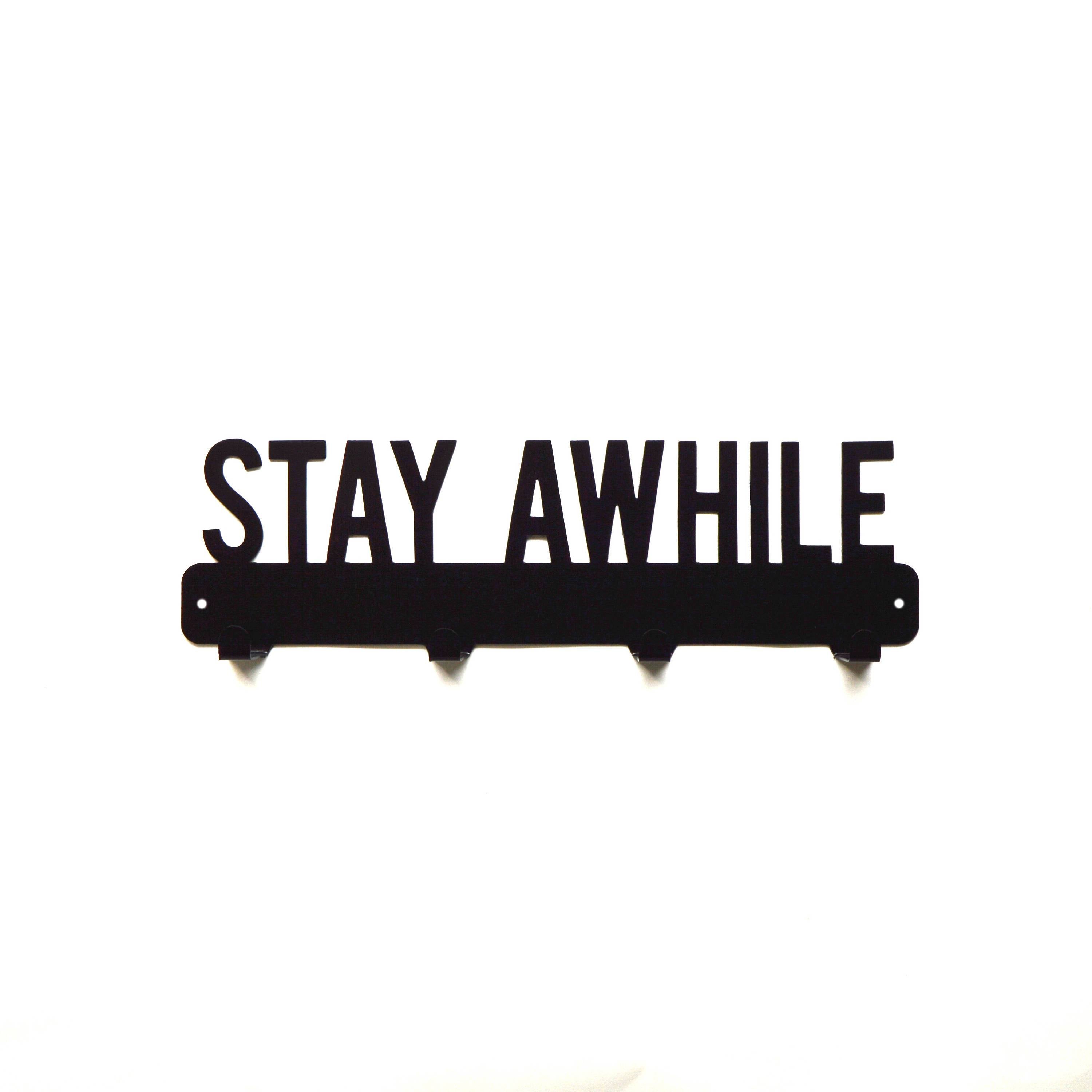 Stay Awhile Coat Rack