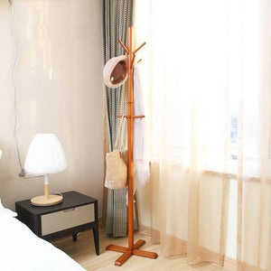 Oak Coat Stand for Hallway or Bedroom